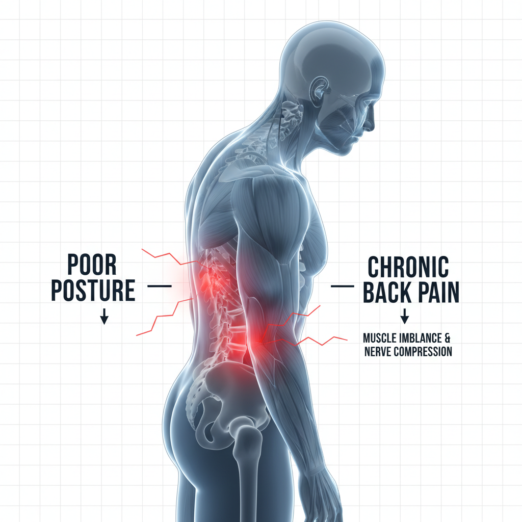 poor posture back pain causes